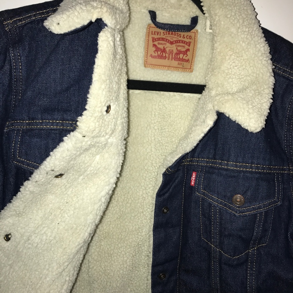 Women's Levi's Sherpa Lined Trucker Jacket